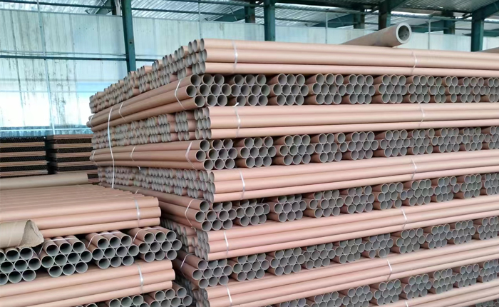 The production process of industrial paper tubes is maturewidely used